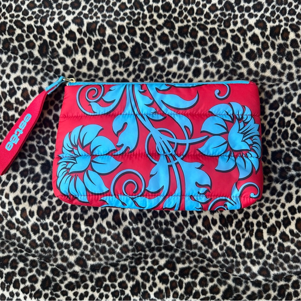 Estee Lauder Puffer Makeup Cosmetic Toiletry Bag